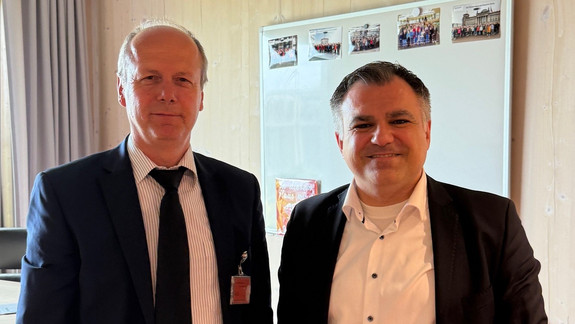 Maik Wagner (links) und Christos Pantazis Maik Wagner (links) und Christos Pantazis