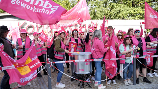 Demo zum Beginn der dritten Verhandlungsrunde