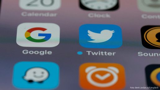 Apps für Soziale Medien auf einem Smartphone