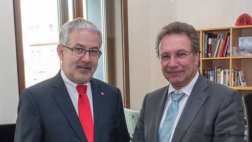 Willi Russ und Klaus Ernst Willi Russ und Klaus Ernst