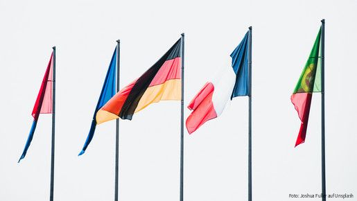 Flaggen von Mitgliedstaaten der Europäischen Union