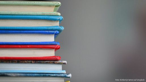 Verschiedenfarbige Bücher