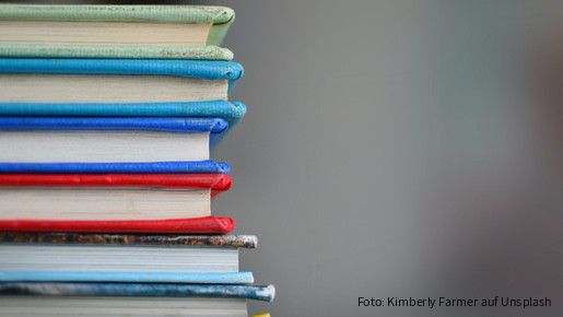 Verschiedenfarbige Bücher