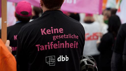 Demo gegen Tarifeinheit Demo gegen Tarifeinheit