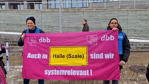 Sachsen-Anhalt, Demo Halle, dbb sachsen-anhalt, Einkommensrunde 2023