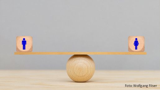 Gleichberechtigung, Mann, Frau, Gleichstellung, gender, Geschlecht, männlich, weiblich, gleiche Rechte, Diskriminierung, Gleichstellung, Geschäft, business, Gerechtigkeit, Geschäftsmann, Geschäftsfrau, Frauenquote, Quotenfrau, Recht, Gesetz, Gleichheit, Kultur, Gesellschaft, transgender, sozial, Arbeit, Job, Position, Kooperation, Fairness, Vorstand, Aufsichtsrat, Geschäftsleitung, Quote, Beruf, Arbeitsplatz, Karriere, Emanzipation, Unterdrückung, Symbol, Würfel, zeichen, Paragraf, Symbolbild, Konzept, abstrakt