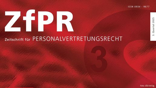 Eine Grafik mit weißer Schrift "ZfPR" auf rotem Grund