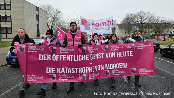 Warnstreik Salzgitter Warnstreik Protest in Salzgitter