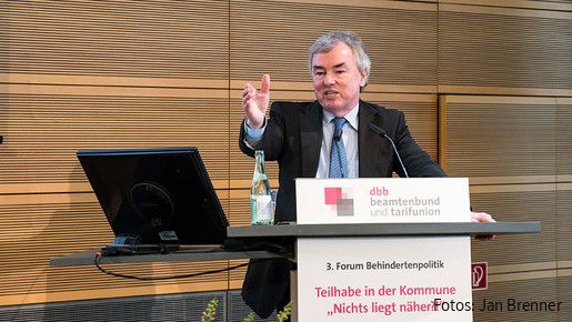 Dauderstädt auf dem 3. Forum Behindertenpolitik